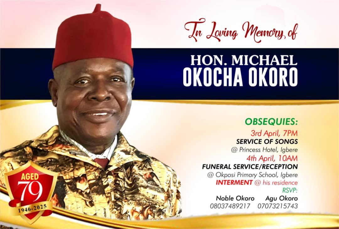 Uzoaru Okoro father's burial